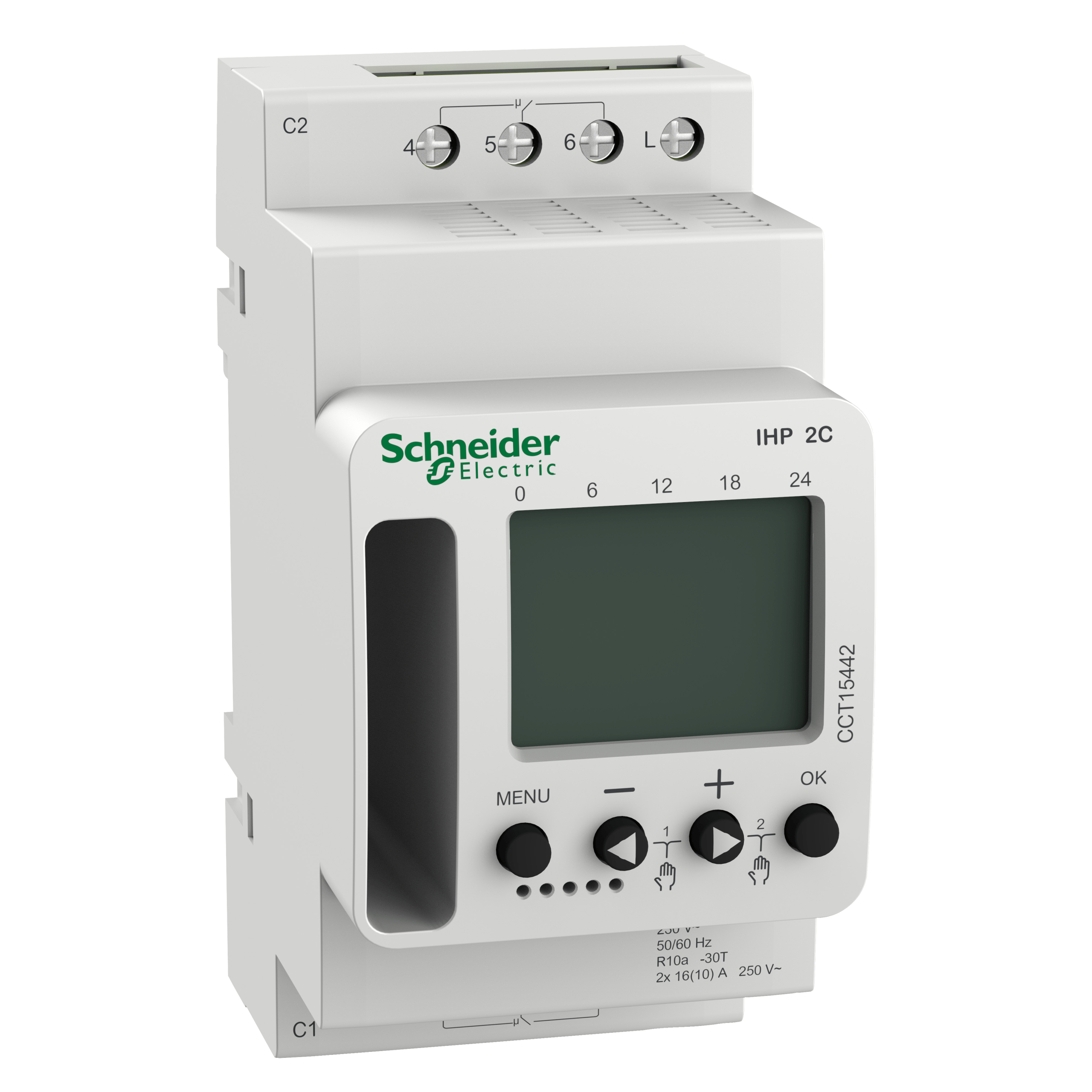 CCT15442 - Acti9 IHP 2C e (24h/7d) programmable time switch Schneider Electric