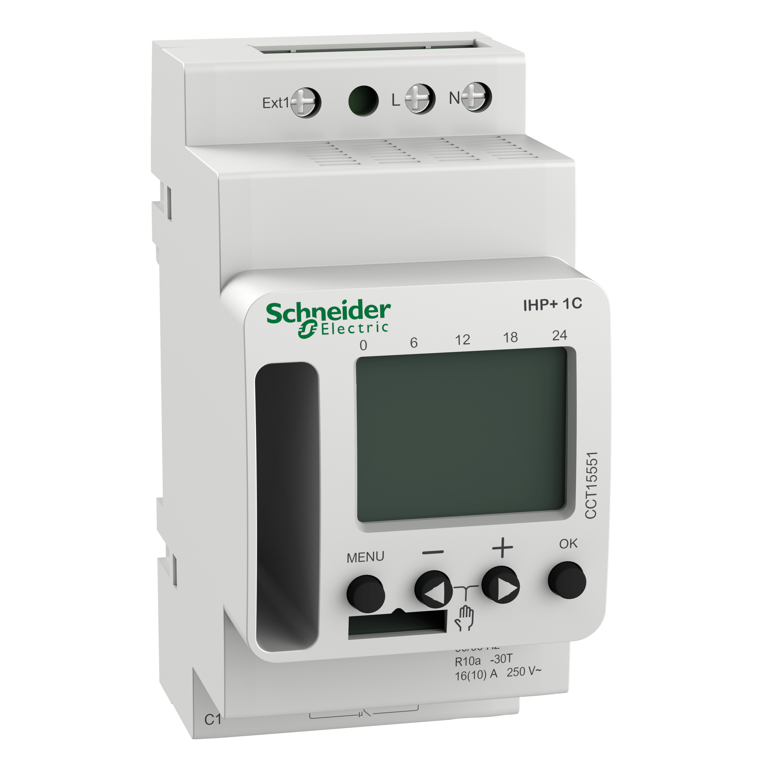 CCT15551 - Acti9 IHP+ 1C (24h/7d) SMARTw programmable time switch Schneider Electric