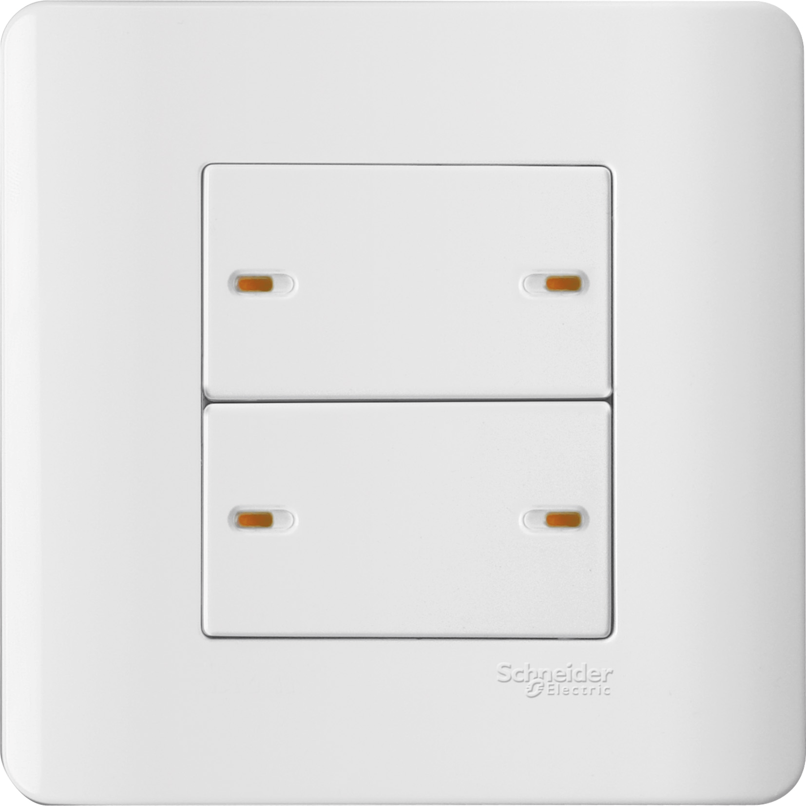 E8434_1_WE - 16AX/20A 4Gang 1way full-flat switch with Onindicator Schneider Electric