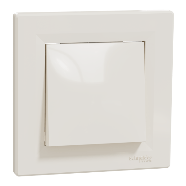 EPH0100123 — EPH0100123 - Asfora - 1pole switch - 10AX screwless, cream Schneider Electric