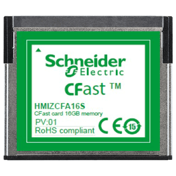 Memory cartridge, Harmony GTU, CFast card 16 GB system Schneider Electric
