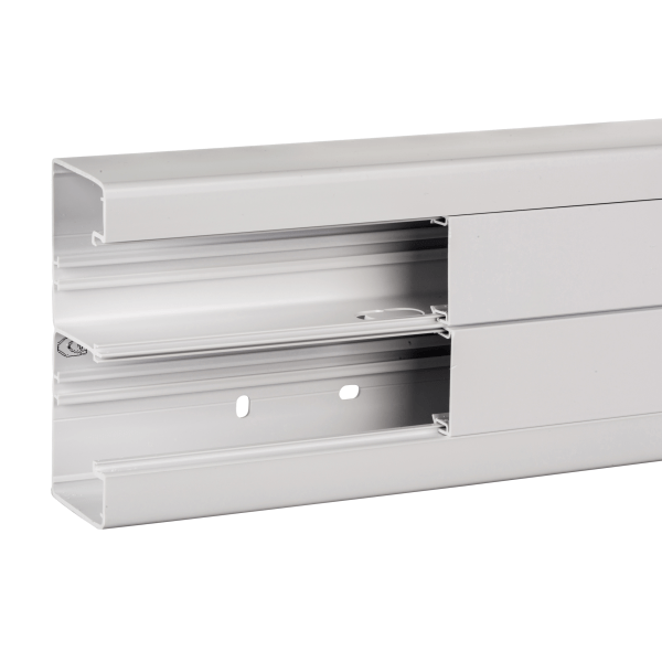 ISM10300P — ISM10300P - OptiLine 45 - installation trunking - 140x55 mm - PVC - polar white - 2000 mm Schneider Electric