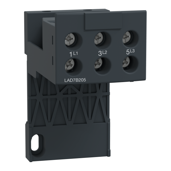 LAD7B205 — LAD7B205 - Adapter terminal block, TeSys LRD, for separate mounting of LRD04L-D32L LR3D04L-D32L LR9D01-D32 Schneider Electric