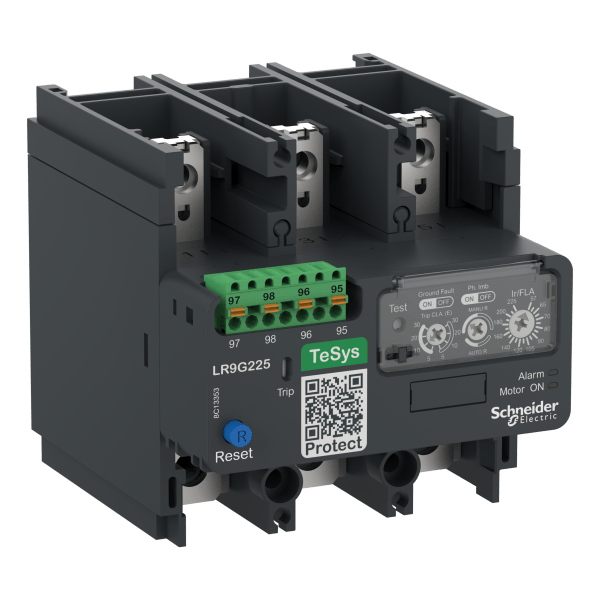 Electronic thermal overload relay, TeSys Giga, 28…115 A, class 5E…30E, push-in control connection