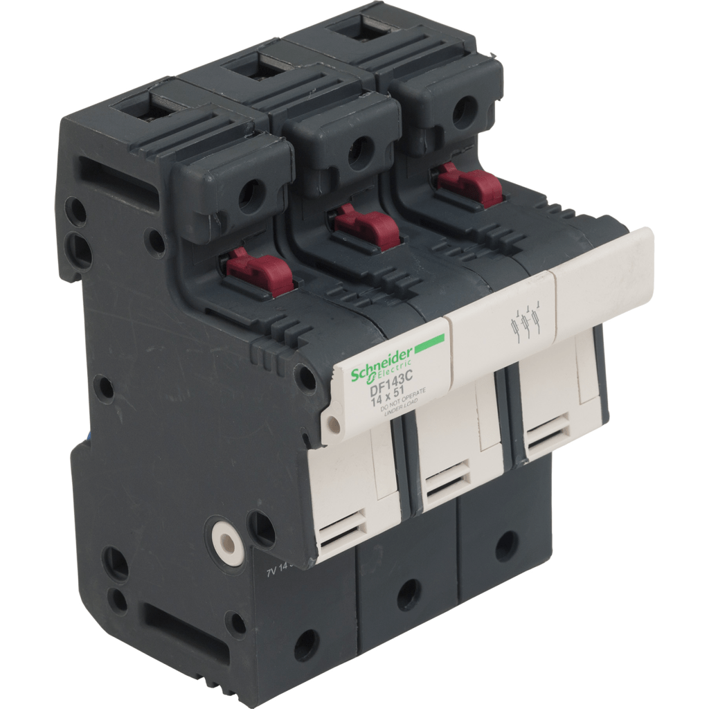 DF143C - Fuse carrier TeSys DF, 3P 50A, fuse size 14x51 mm Schneider Electric