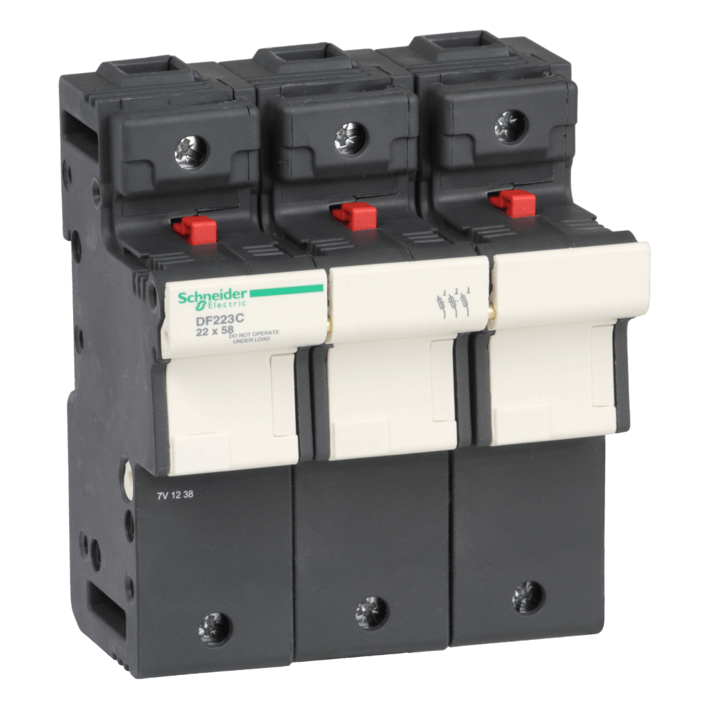 DF223C - Fuse carrier TeSys DF, 3P 125A, fuse size 22x58 mm Schneider Electric