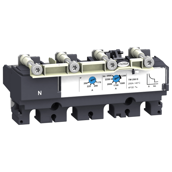 LV429047 — LV429047 - trip unit TM16D for ComPact NSX 100 circuit breakers, thermal magnetic, rating 16 A, 4 poles 3d Schneider Electric