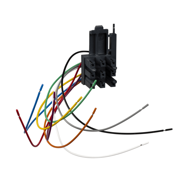 LV429274 — LV429274 - automatic auxiliary connector, moving part, ComPact NSX 100/160/250, for circuit breaker, 1 to 9 wires Schneider Electric