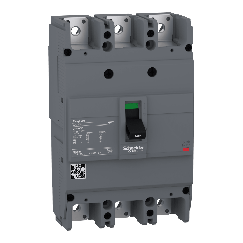 EZC250H3200 - circuit breaker Easypact EZC250H - TMD - 200 A - 3 poles 3d Schneider Electric