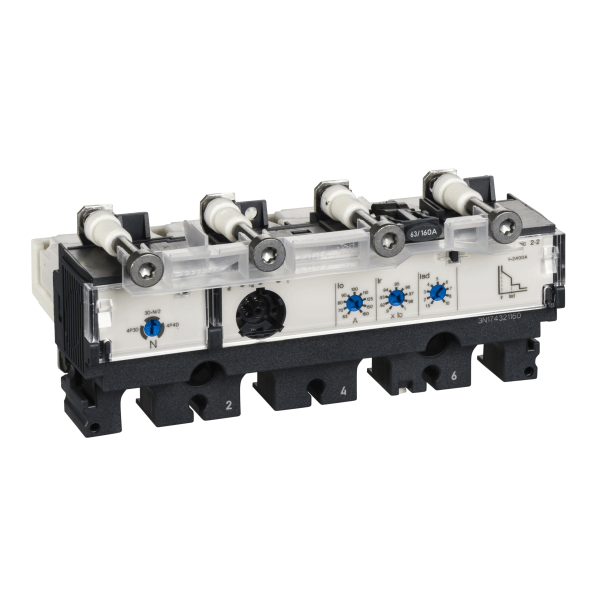 trip unit MicroLogic 2.2 for ComPact NSX 160/250 circuit breakers, electronic, rating 160A, 4 poles 4d Schneider Electric