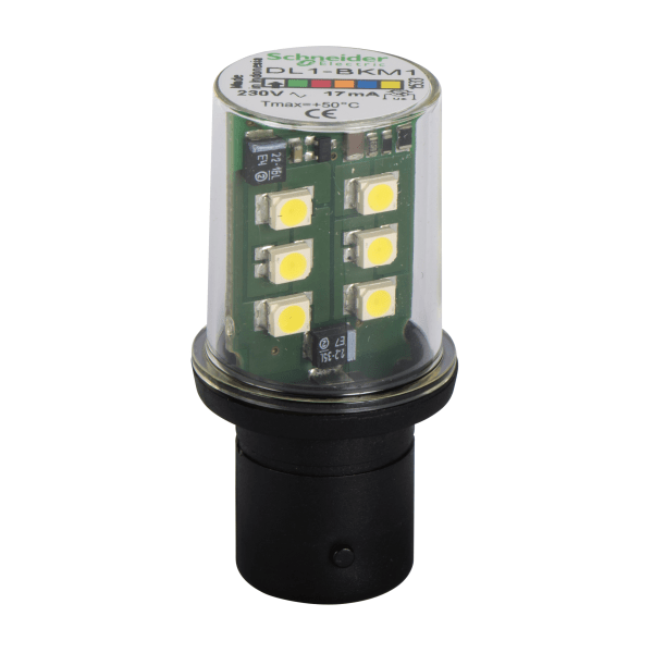 Flashing LED, 230 Vac White Schneider Electric