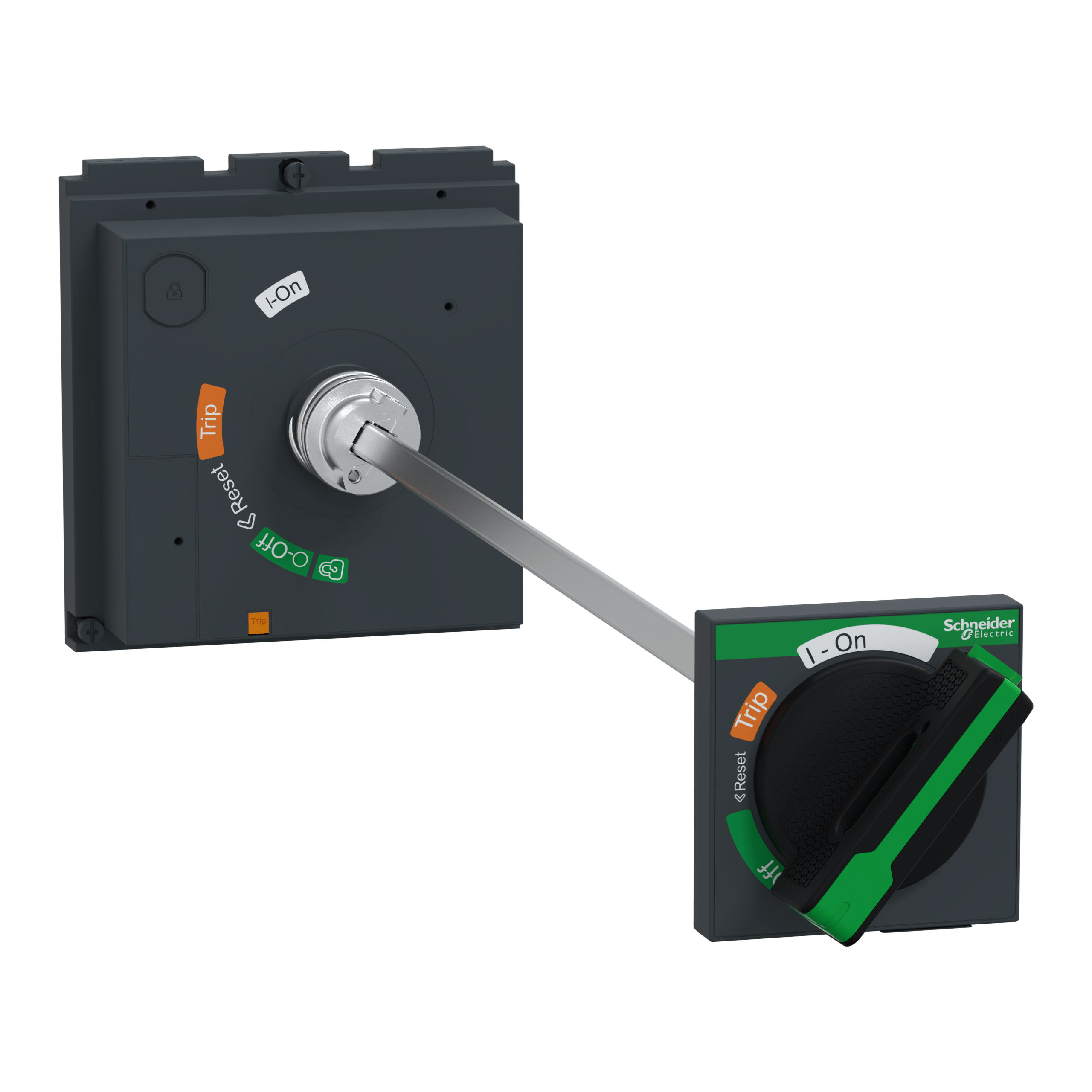LV432598T - extended rotary handle, ComPacT NSX 400/630, black handle, shaft length 209 to 600 mm, IP55 Schneider Electric