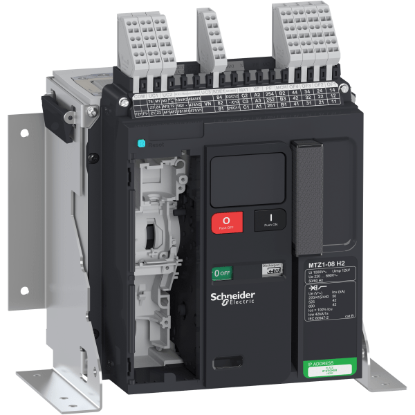 Circuit breaker Masterpact MTZ1 08H2, 800 A, 3P fixed, without Micrologic