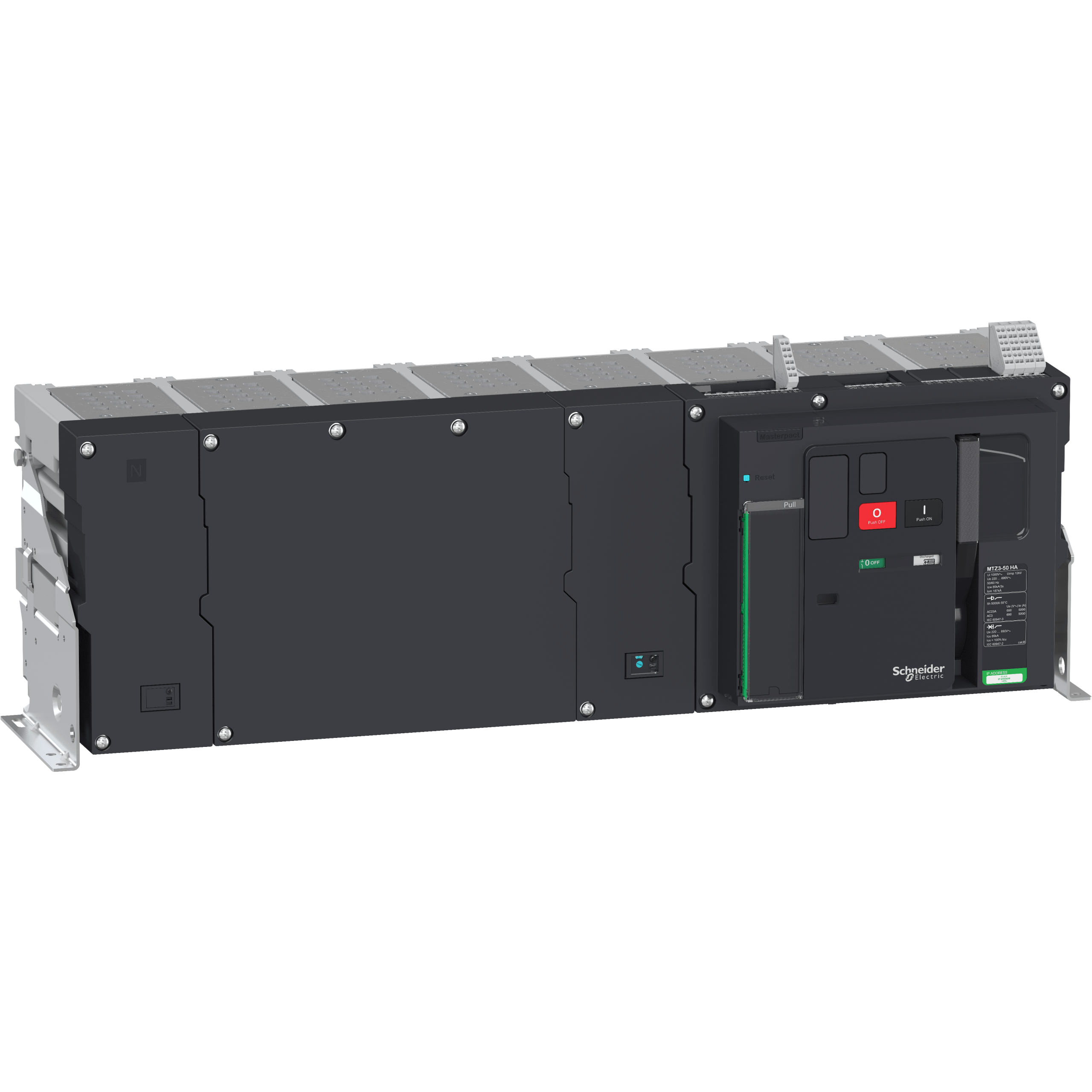 LV848117 - switch disconnector Masterpact MTZ3 50 HA, 5000 A, 4 poles, fixed Schneider Electric