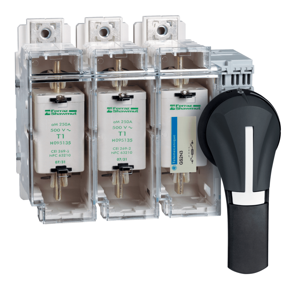 GS2AH530 - GS2AH530 - External rotary handle, TeSys GS - black external frontal rotary handle, front mounting, 2 positions I-O, IP65, for GS 100-400A IEC. Schneider Electric