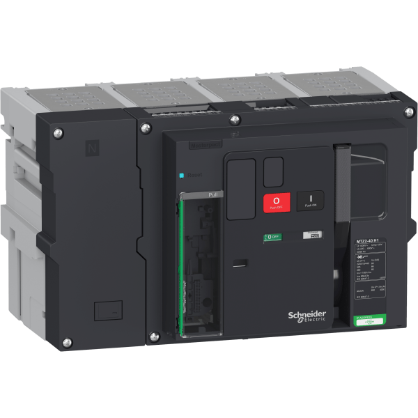 LV848327 — LV848327 - circuit breaker basic frame, Masterpact MTZ2 40H1, 4000 A, 66 kA at 440 VAC 50/60 Hz, 4P, drawout, without Micrologic Schneider Electric