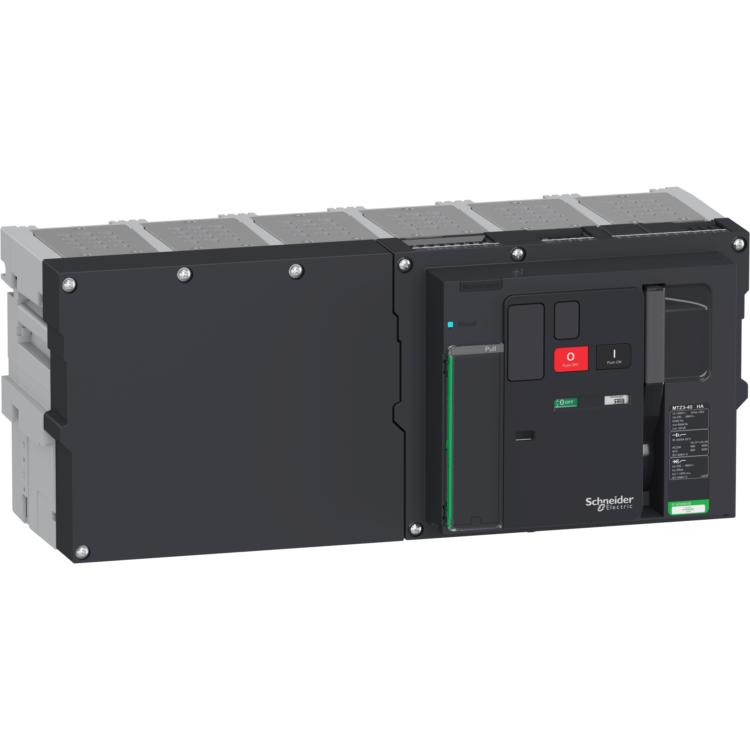 LV848338 - switch disconnector Masterpact MTZ3 40 HA, 4000 A, 3 poles, drawout Schneider Electric