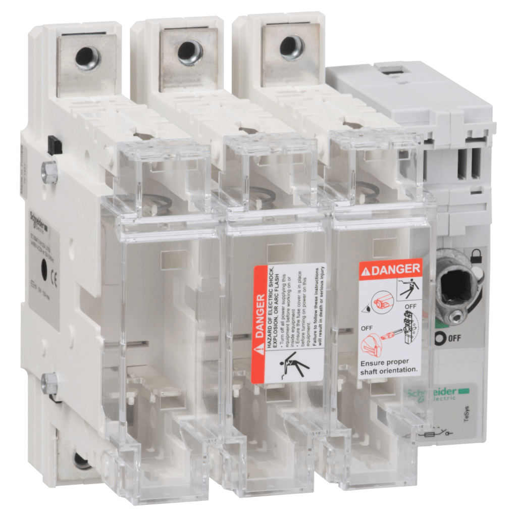 GS2KK3 - TeSys GS - switch-disconnector-fuse - 3 P - 125A - DIN 00 Schneider Electric