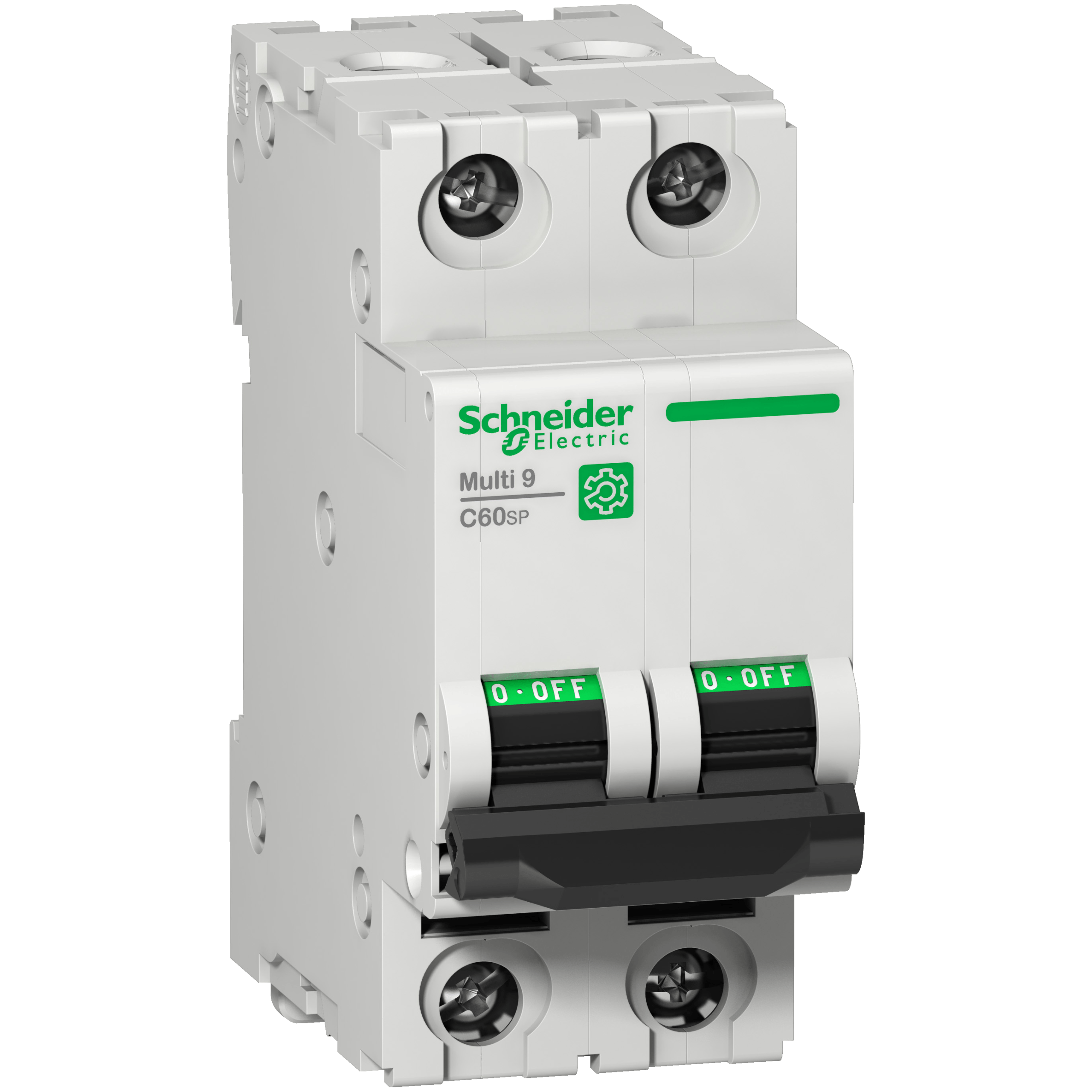 M9F22203 - Multi9 - C60SP - MCB - 2P - 3 A - C Curve - 480Y/277 V - 10 kA - UL 1077 Schneider Electric