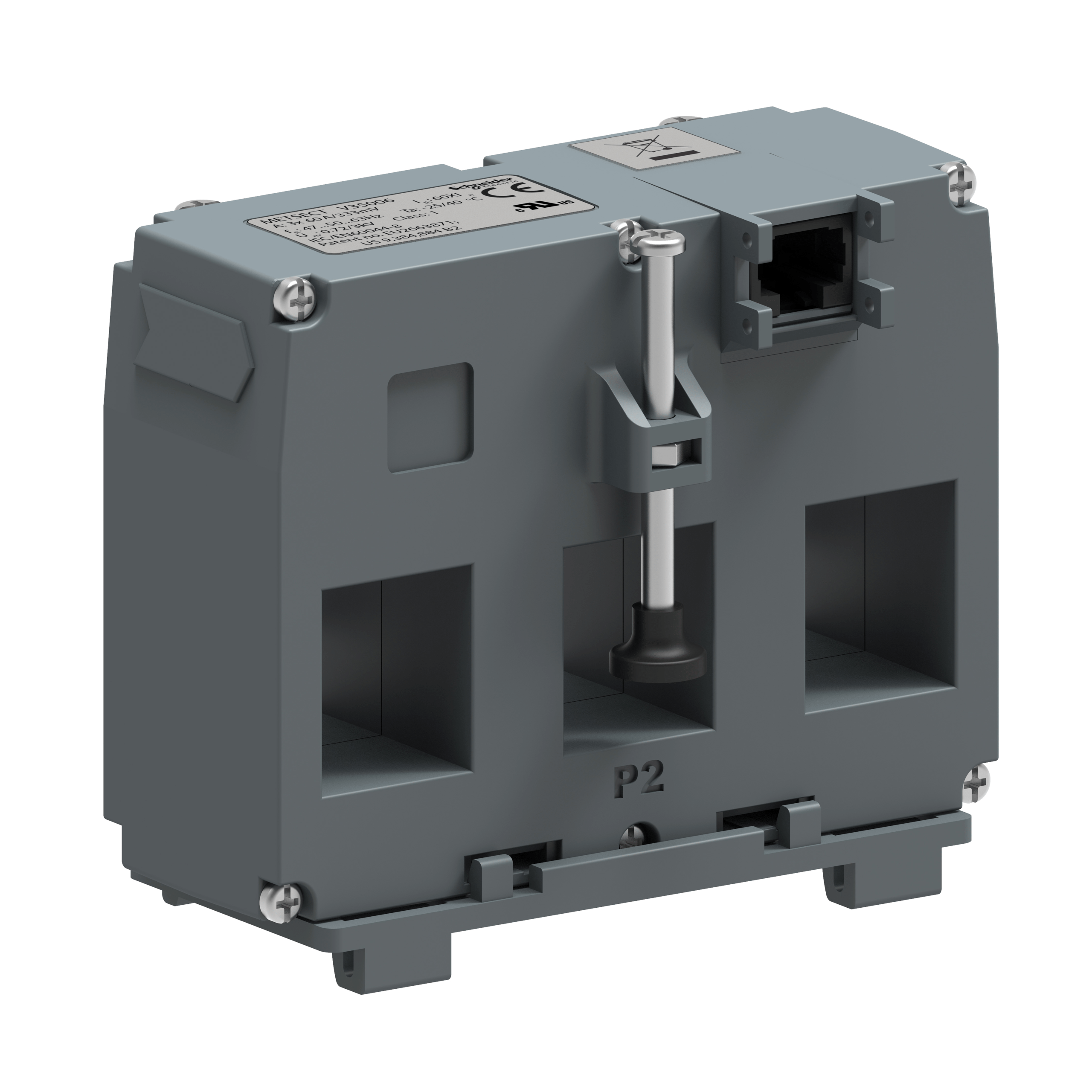 METSECTV35012 - LVCT - 3-in-1 solid core CT RJ45 - 35mm entraxe - 120A : 0.333V output Schneider Electric