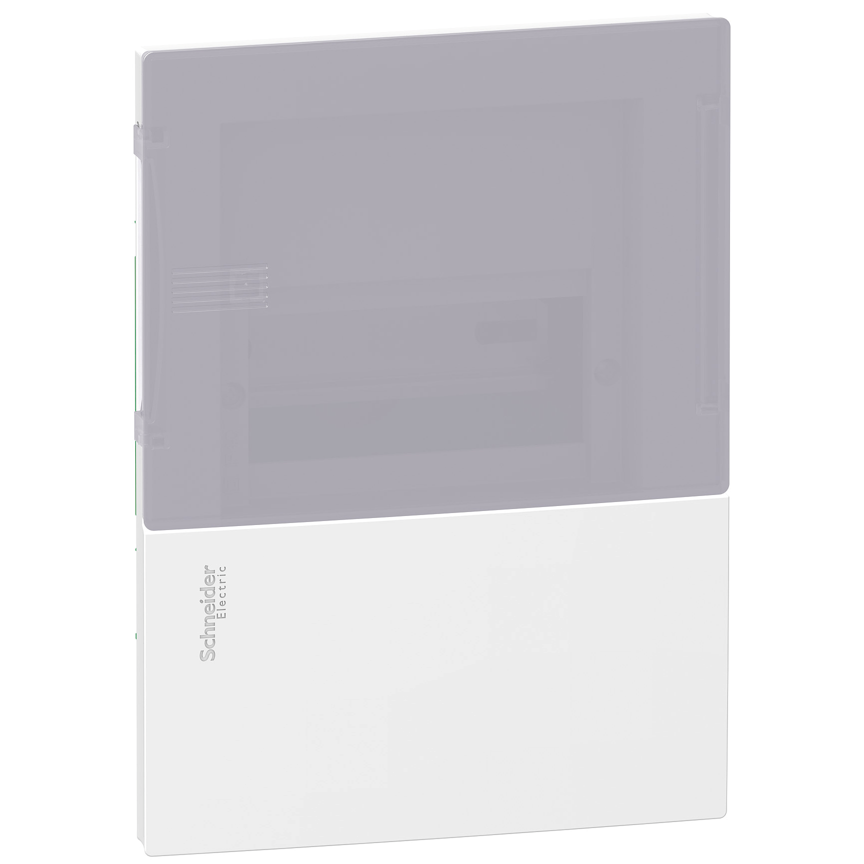 MIP22106T - Enclosure, Resi9 MP, flush mounting, 1 row of 6 modules, IP40, translucid door, 1 earth + 1 neutral terminal blocks Schneider Electric