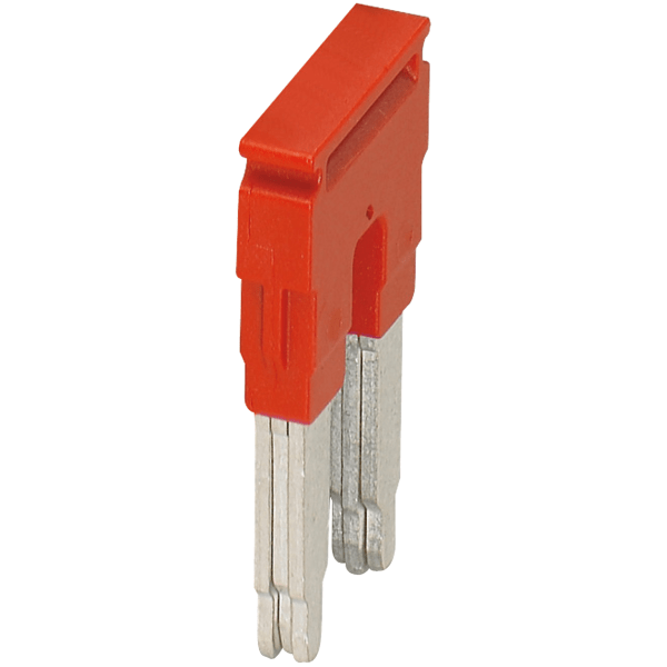 NSYTRAL162 — NSYTRAL162 - PLUG-IN BRIDGE, 2PTS FOR 16MM² TERMINAL BLOCKS, RED Schneider Electric