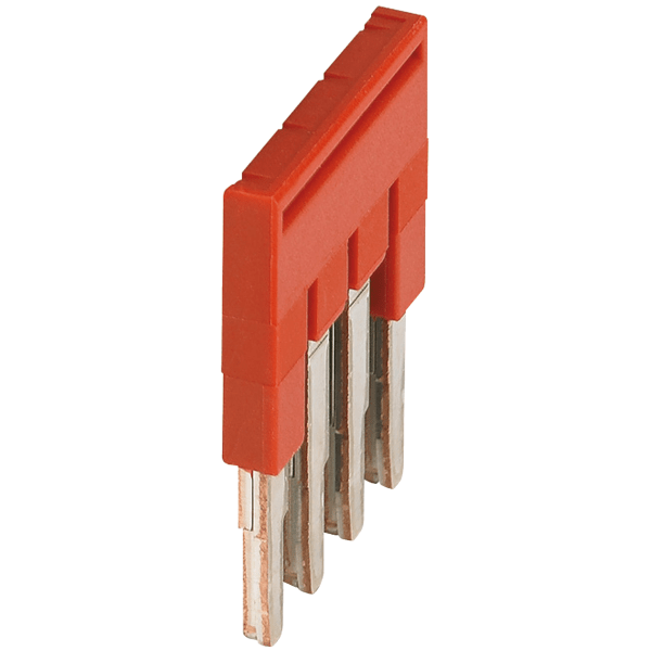 PLUG-IN BRIDGE, 4POINTS FOR 2,5MM² TERMINAL BLOCKS, RED Schneider Electric