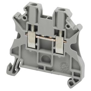 NSYTRV22 - SCREW TERMINAL, FEED THROUGH, 2 POINTS, 2,5MM² , GREY Schneider Electric