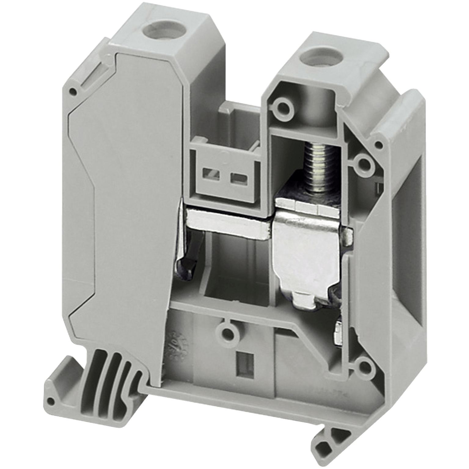 NSYTRV352 - SCREW TERMINAL, FEED THROUGH, 2 POINTS, 35MM² , GREY Schneider Electric