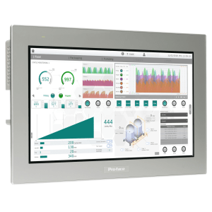 PFXST6700WAD - 15"W touch panel display, 2COM, 2Ethernet, USB host&device, 24VDC Pro-face by Schneider Electric