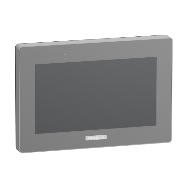 7"W touch panel display, 1COM, 2Ethernet, USB host&device, 24VDC Pro-face by Schneider Electric