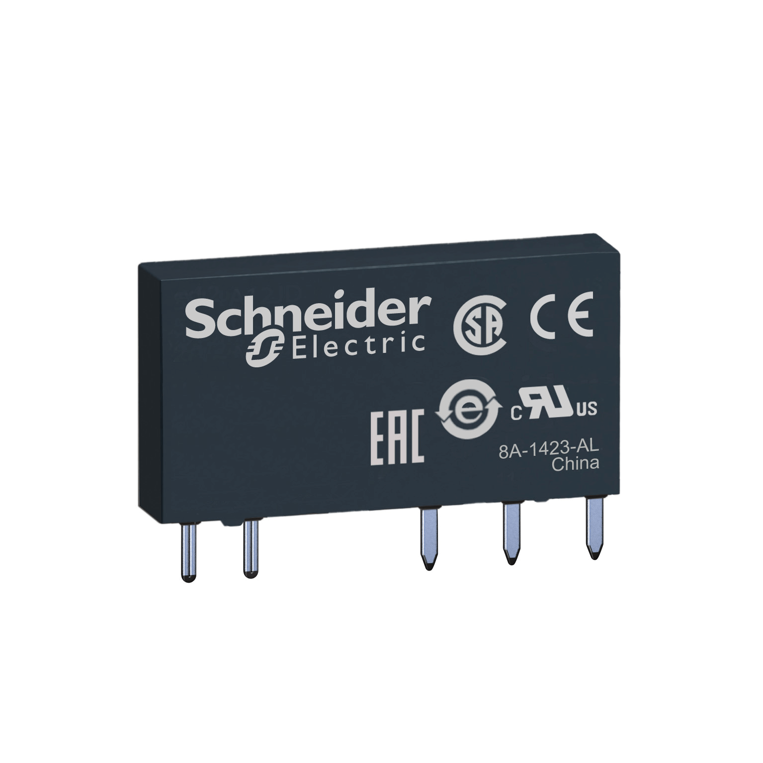 RSL1AB4ND - Harmony, Slim interface plug-in relay, 6 A, 1 CO, standard, 60 V DC Schneider Electric