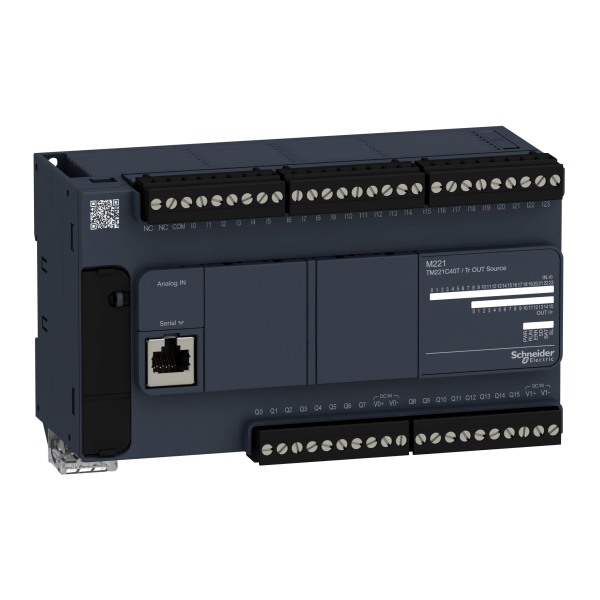 Logic controller, Modicon M221, 40 Input/Output, transistor PNP Schneider Electric