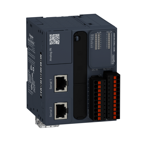 Logic controller, Modicon M221, 16 IO relay spring Schneider Electric