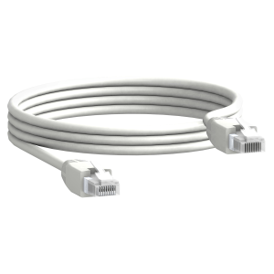 TRV00850 - communication cable, 2 x RJ45 male connectors, 5 m length, set of 5 parts Schneider Electric