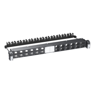 VDIG328241B - Actassi 19-C Patch Panel Flat Angled 19" 1U 24pt S-One FTP/STP Empty Schneider Electric