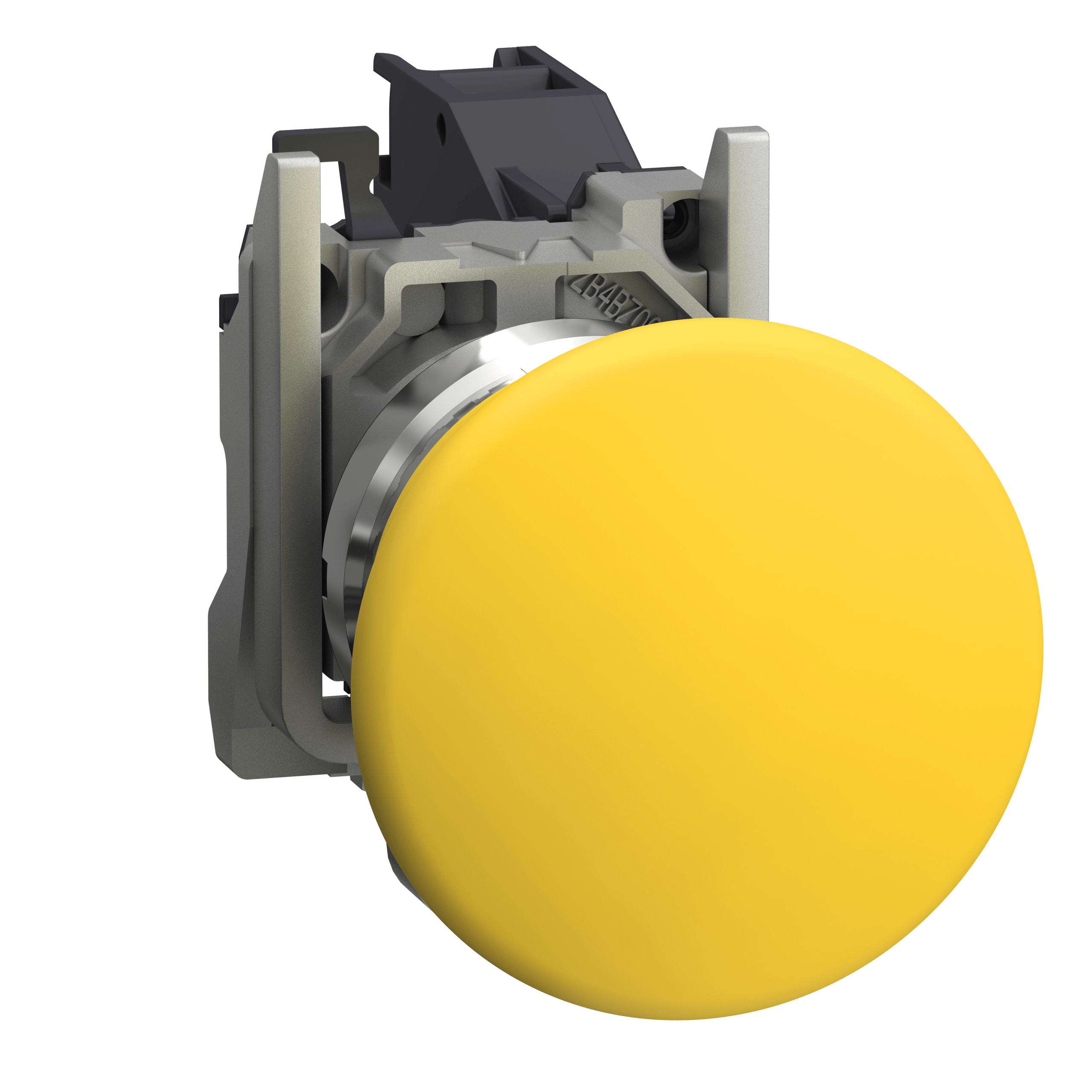 XB4BC51GEX - Complete push button, Harmony XB4, Explosive atmosphere, yellow mushroom pushbutton Schneider Electric