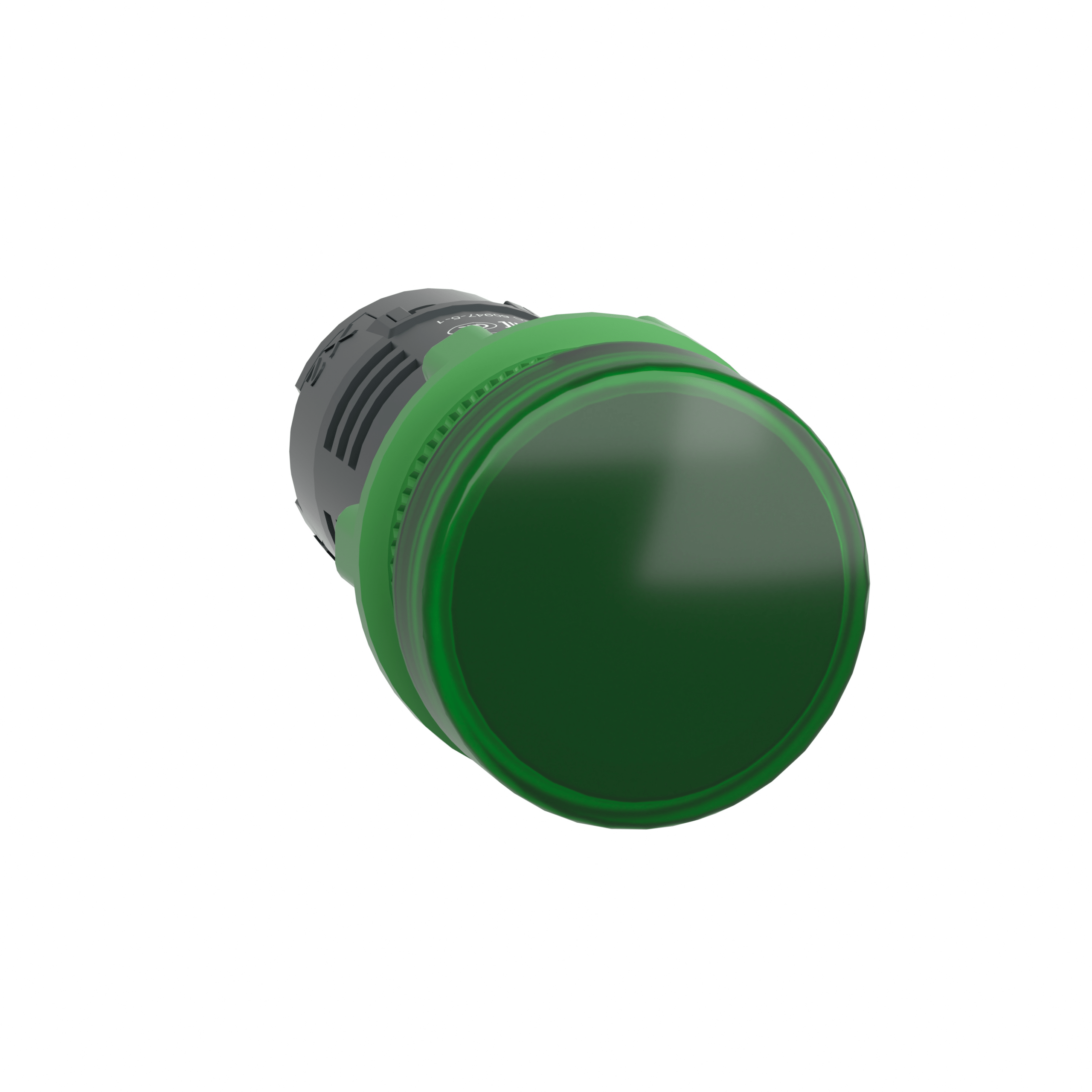 XB5EVM3 - Harmony XB5, Monolithic pilot light, plastic, green, Ø22, plain lens with integral LED, 230…240 V AC Schneider Electric