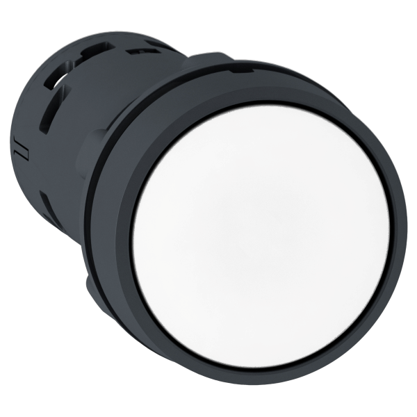 XB7NA11 — XB7NA11 - Harmony XB7, Monolithic push button, plastic, white, Ø22, spring return, unmarked, 1 NO Schneider Electric