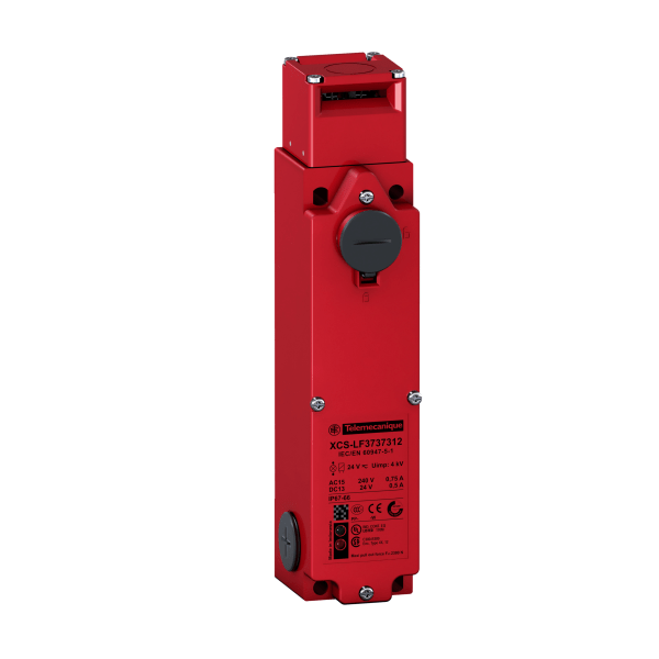 XCSLF3737332 — XCSLF3737332 - Safety switch, Telemecanique Safety switches XCS, metal XCSLF, 4NC+2 NO, slow break, 3 entries tapped M20, 120 V Telemecanique Sensors