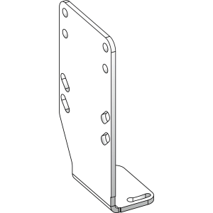 XUZASK003 - Fixing bracket, Photoelectric sensors XU, accessory for sensor, XUK, metal, for XUL substitution Telemecanique Sensors