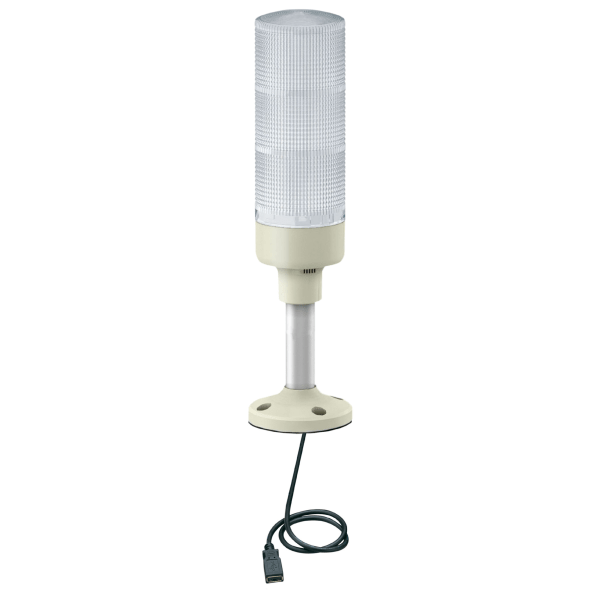 XVGU3SHAV — XVGU3SHAV - USB configurable monolithic tower light, Harmony XVGU, Multi color Programmable lights -60 mm, steady/flashing LED buzzer Schneider Electric