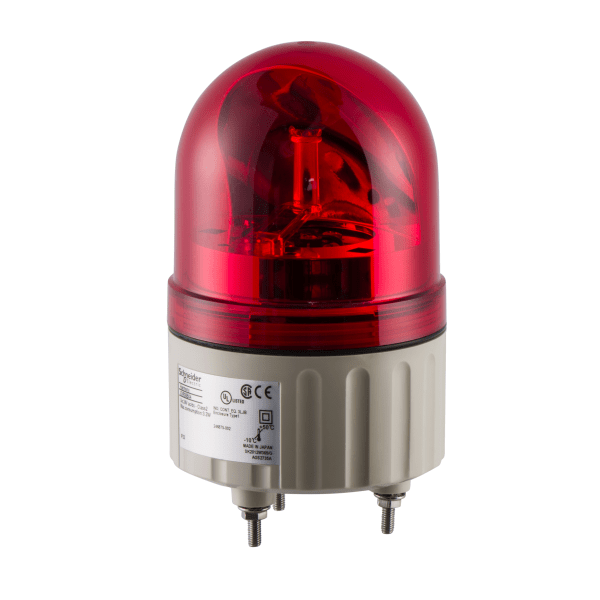 XVR08B04 — XVR08B04 - Harmony XVR, Rotating beacon, Ø84, red, without buzzer, 24 V AC/DC Schneider Electric
