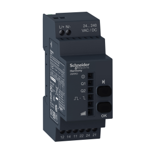 ZBRRD - Programmable receiver - 2 relays - 24..240 V AC/DC - 2 pusbuttons - 6 LEDs Schneider Electric