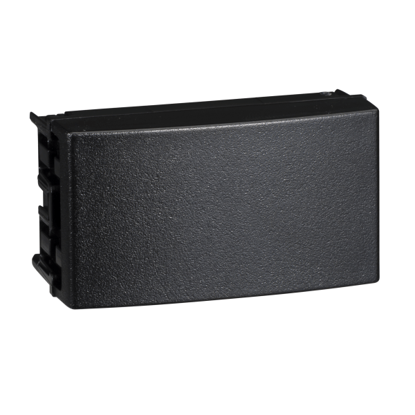 Standard blank module (1 module wide) - black Schneider Electric