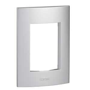 ZZA_S3000VPT - Standard Surround 100mm x 50mm - vertical - platinum Schneider Electric