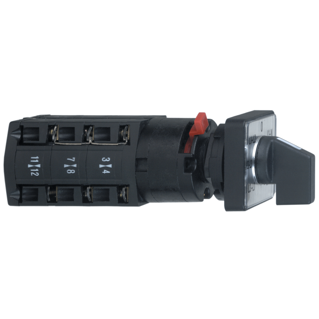 K10F027MCH - cam voltmeter switch - 3L and 3L-N - 45° - 10 A - for Ø 16 or 22 mm Schneider Electric