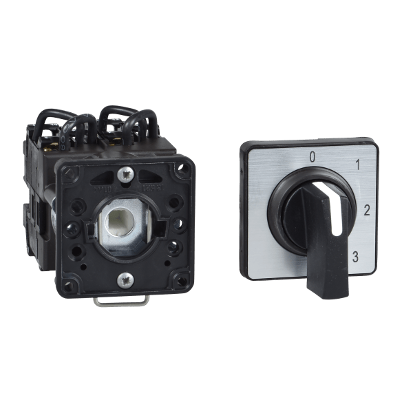 K1F013MCH — K1F013MCH - cam ammeter switch - 3 circuits - 90° - 12 A - for Ø 22 mm Schneider Electric