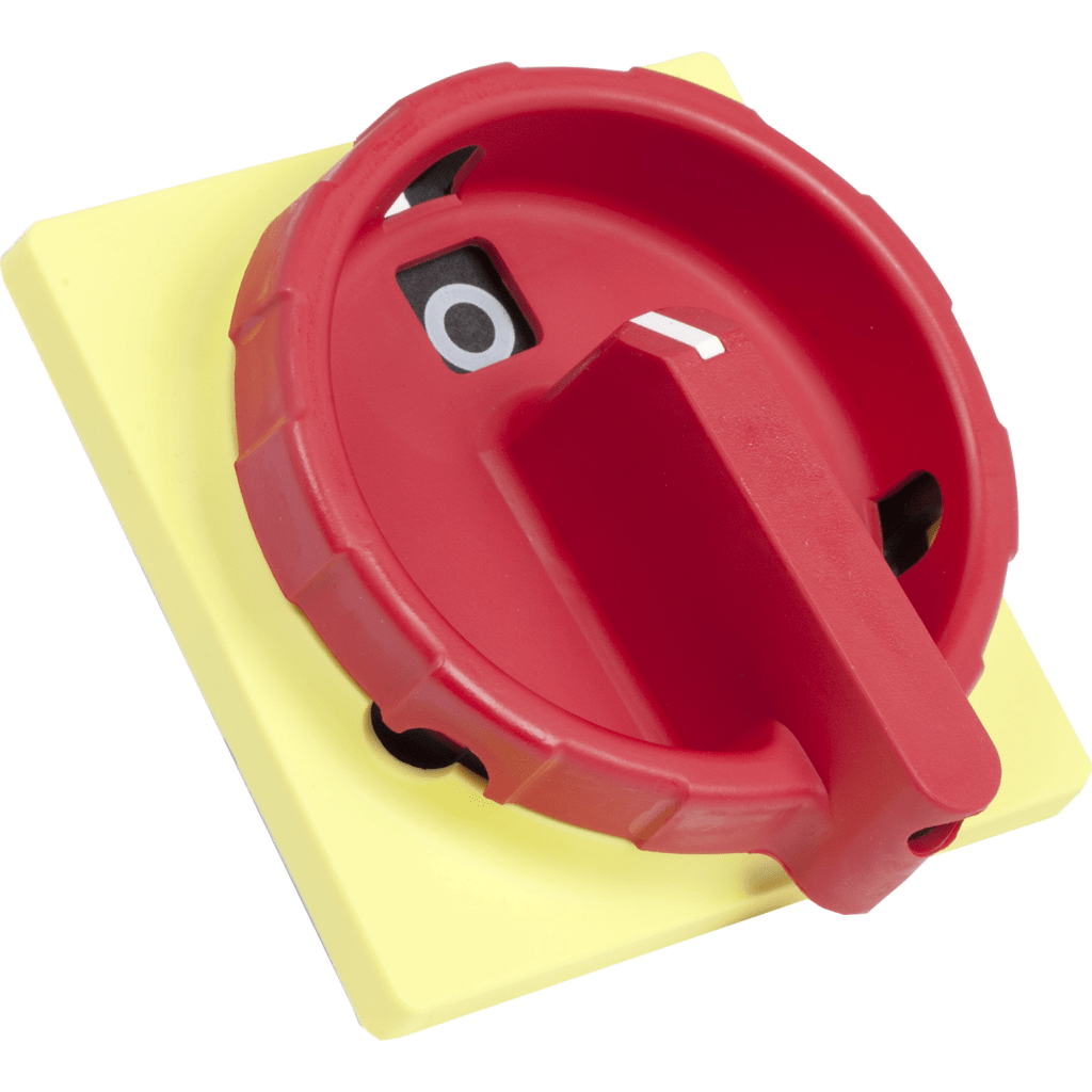 KCD1YZ - TeSys VARIO / Mini VARIO - front and red rotary handle - 1 to 3 padlocking Schneider Electric