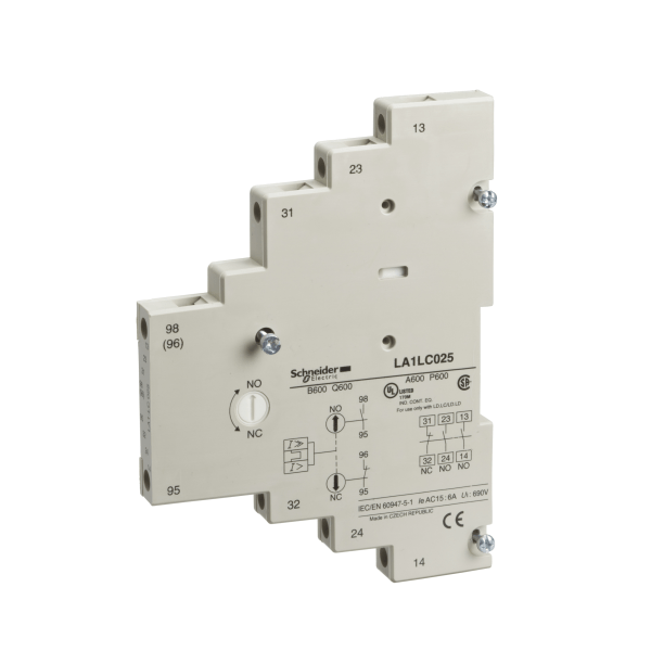 LA1LC025 — LA1LC025 - TeSys integral - auxiliary contact - 3 NO + 1 NC Schneider Electric